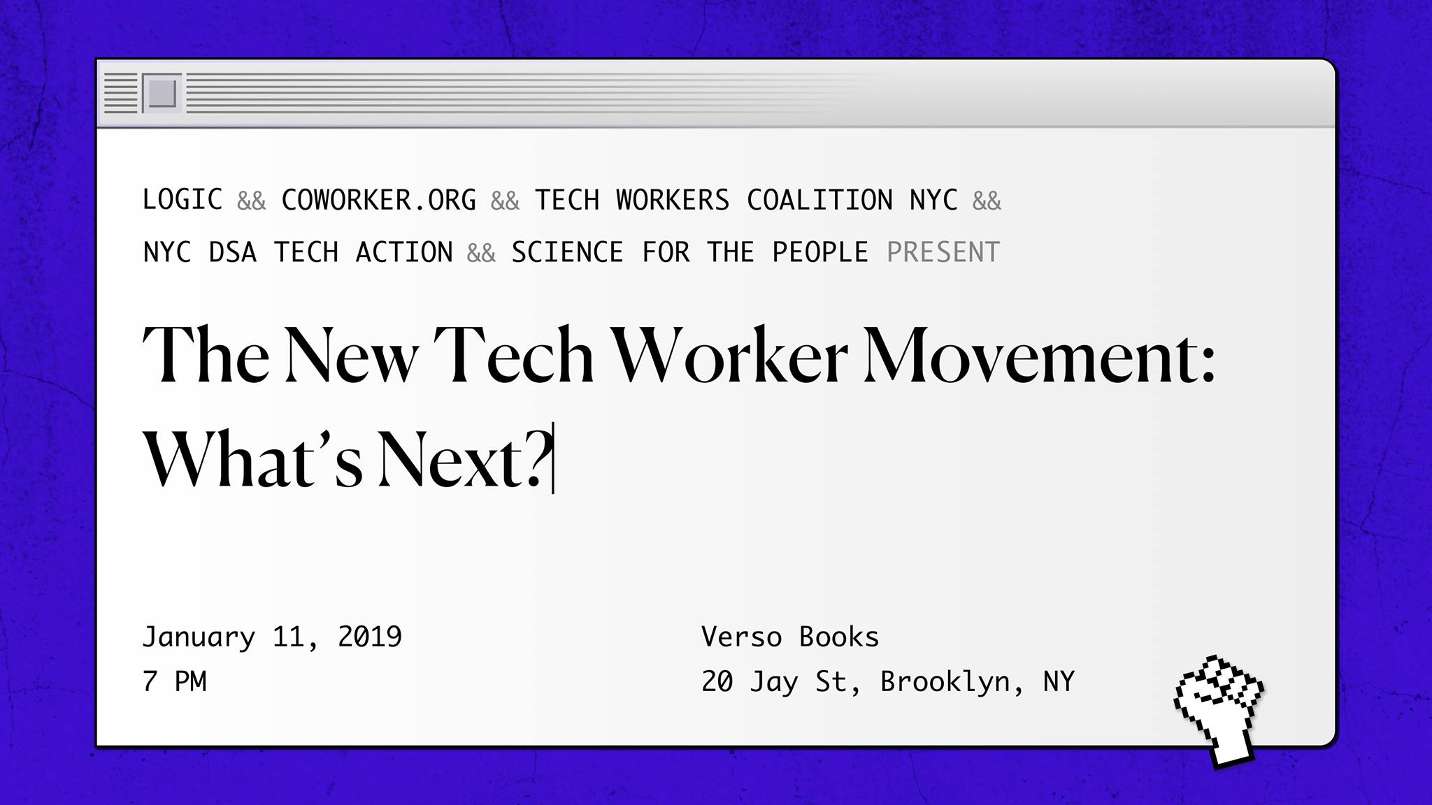 The New Tech Worker Movement